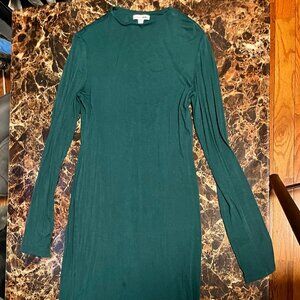 Olive Body Con Midi Dress